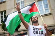 Pro-Palestine Demonstration In Warsaw, Poland