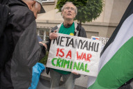 Protest In Front Of The Israeli Embassy In Warsaw, Poland, On May 22, 2025