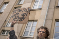 Protest In Front Of The Israeli Embassy In Warsaw, Poland, On May 22, 2025