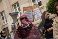 Protest In Front Of The Israeli Embassy In Warsaw, Poland, On May 22, 2025