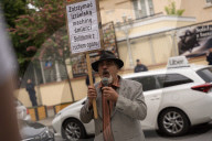 Protest In Front Of The Israeli Embassy In Warsaw, Poland, On May 22, 2025