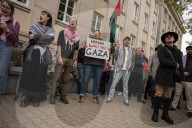 Protest In Front Of The Israeli Embassy In Warsaw, Poland, On May 22, 2025