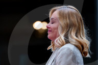 Italy's Prime Minister Giorgia Meloni Welcomes Denmark's Prime Minister Mette Frederiksen