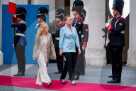 Italy's Prime Minister Giorgia Meloni Welcomes Denmark's Prime Minister Mette Frederiksen