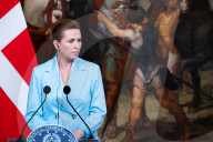 Italy's Prime Minister Giorgia Meloni Welcomes Denmark's Prime Minister Mette Frederiksen