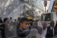 Concrete Canopy Collapses At Novi Sad Railway Station