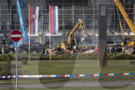 Concrete Canopy Collapses At Novi Sad Railway Station