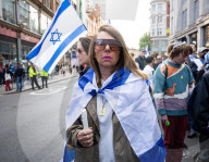 Campaign Against Antisemitism vigil. London, UK.