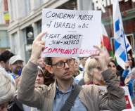 Campaign Against Antisemitism vigil. London, UK.