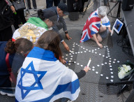 Campaign Against Antisemitism vigil. London, UK.