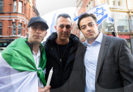 Campaign Against Antisemitism vigil. London, UK.