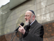 Campaign Against Antisemitism vigil. London, UK.