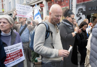 Campaign Against Antisemitism vigil. London, UK.