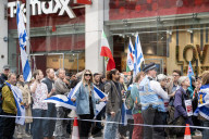 Campaign Against Antisemitism vigil. London, UK.