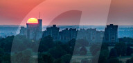 Windsor sunset in Windsor, UK.