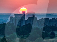 Windsor sunset in Windsor, UK.