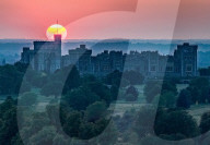 Windsor sunset in Windsor, UK.
