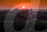 Windsor sunset in Windsor, UK.
