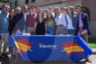 Isabel Díaz Ayuso Attends Inauguration Of The New Partido Popular Headquarters In Pozuelo De Alarcón