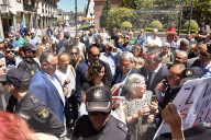 Isabel Díaz Ayuso Attends Inauguration Of The New Partido Popular Headquarters In Pozuelo De Alarcón