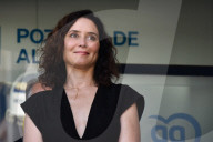 Isabel Díaz Ayuso Attends Inauguration Of The New Partido Popular Headquarters In Pozuelo De Alarcón