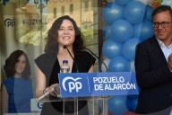 Isabel Díaz Ayuso Attends Inauguration Of The New Partido Popular Headquarters In Pozuelo De Alarcón