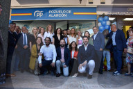 Isabel Díaz Ayuso Attends Inauguration Of The New Partido Popular Headquarters In Pozuelo De Alarcón