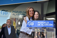 Isabel Díaz Ayuso Attends Inauguration Of The New Partido Popular Headquarters In Pozuelo De Alarcón