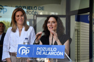 Isabel Díaz Ayuso Attends Inauguration Of The New Partido Popular Headquarters In Pozuelo De Alarcón