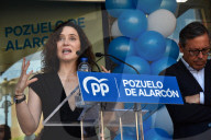 Isabel Díaz Ayuso Attends Inauguration Of The New Partido Popular Headquarters In Pozuelo De Alarcón