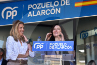 Isabel Díaz Ayuso Attends Inauguration Of The New Partido Popular Headquarters In Pozuelo De Alarcón