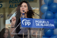 Isabel Díaz Ayuso Attends Inauguration Of The New Partido Popular Headquarters In Pozuelo De Alarcón