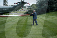 President Trump Departs For The Weekend