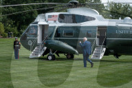 President Trump Departs For The Weekend