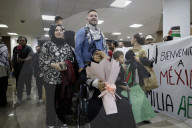 Abed Family (Palestinian Refugee Family) Arrives In Mexico
