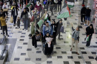 Abed Family (Palestinian Refugee Family) Arrives In Mexico