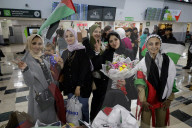 Abed Family (Palestinian Refugee Family) Arrives In Mexico