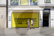 Clearance Sale At A Fashion Menswear Store