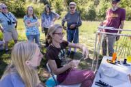 Empire Mine Bird Monitoring Demonstration For Sierra Services For The Blind And Visually Impaired