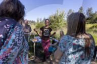 Empire Mine Bird Monitoring Demonstration For Sierra Services For The Blind And Visually Impaired