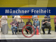 Muenchner Freiheit Metro Station