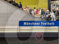 Muenchner Freiheit Metro Station