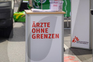 Doctors Without Borders Info Stand