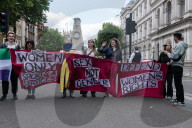 Trans Rights Protest Outside Downing Street In London