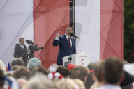 Presidential Candidates Mobilise Voters Ahead Of Run-Off Elections Round In Warsaw.