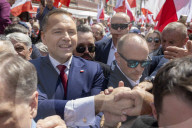 Candidates Hold Rival Marches In Warsaw Ahead Of Poland's Presidential Election Runoff