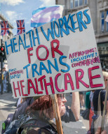 UK court rules a woman is a woman if she was born a woman Trans protest