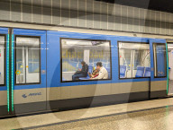 Michaelibad Subway Station In Munich