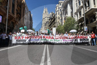 Thousands Protest In Madrid For Healthcare