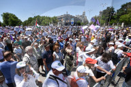 Thousands Protest In Madrid For Healthcare